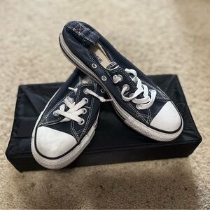 Converse Blue and White Slip On Sneakers Classic Low-Top Design